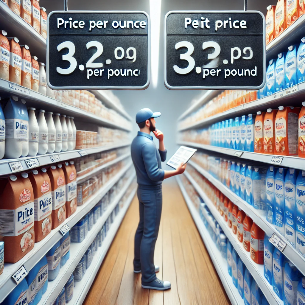 why is figuring out the unit price of something useful when shopping?