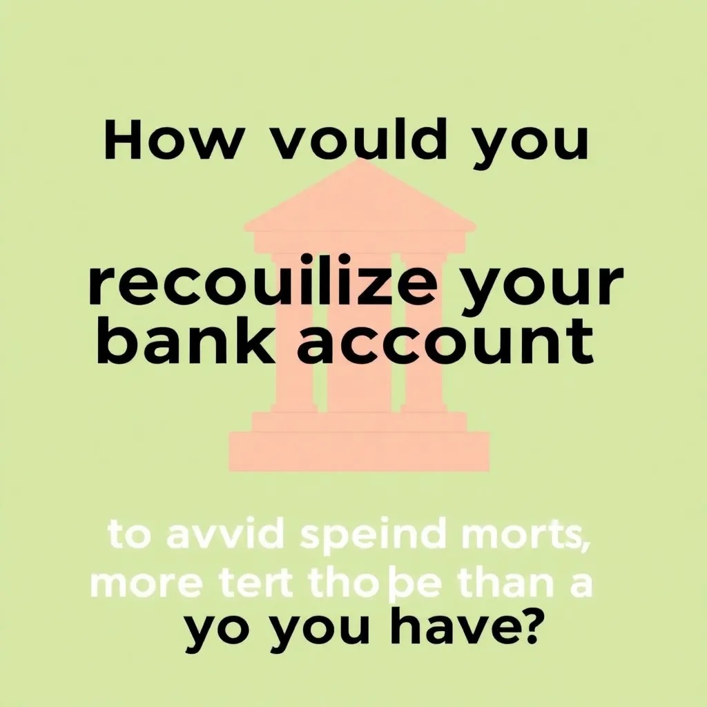 How would you reconcile your bank account to avoid spending more than you have?