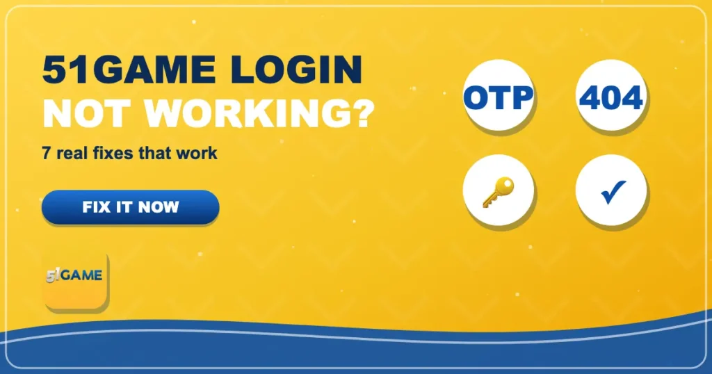 51Game Blog Login Problems