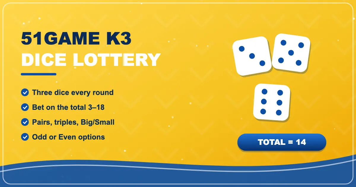 51game K3 dice lottery