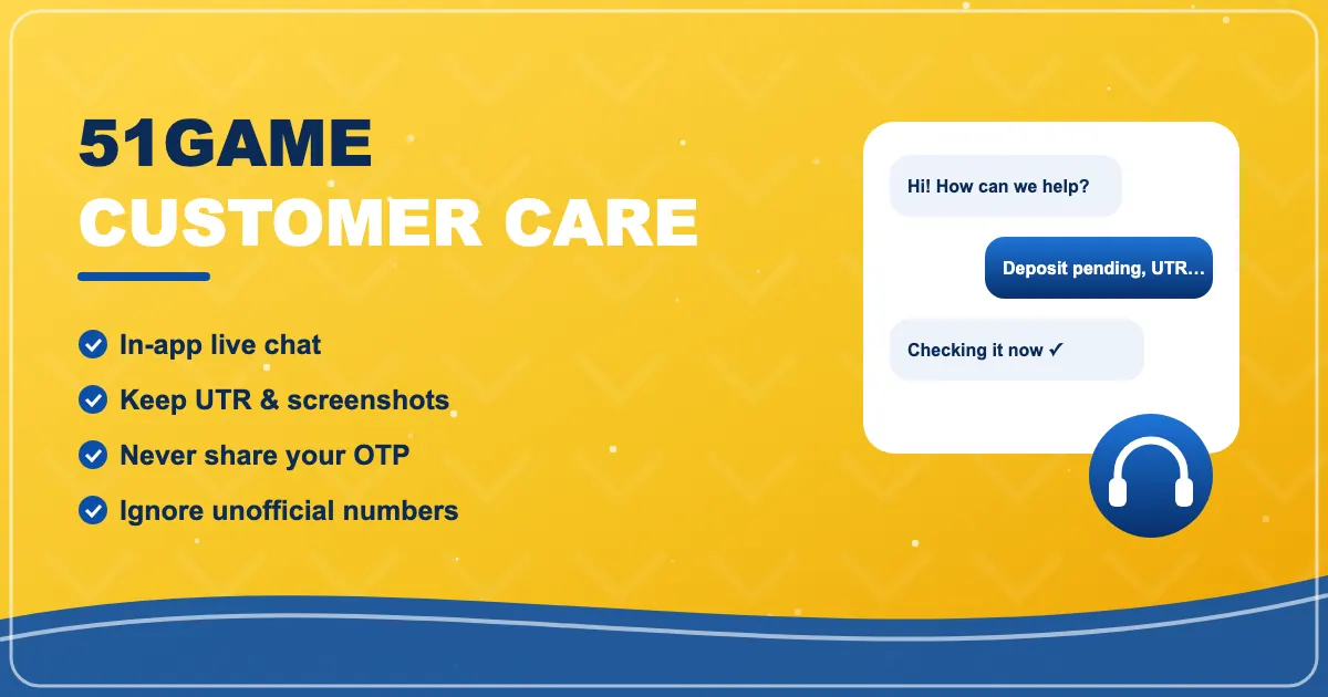 51game customer care live chat